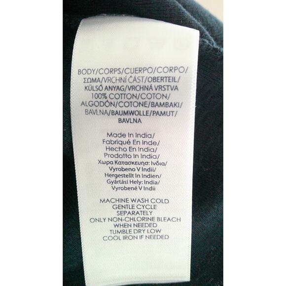 Chaps V-neck Long Sleeve, Floral T-shirt Women's XL - Picture 6 of 6